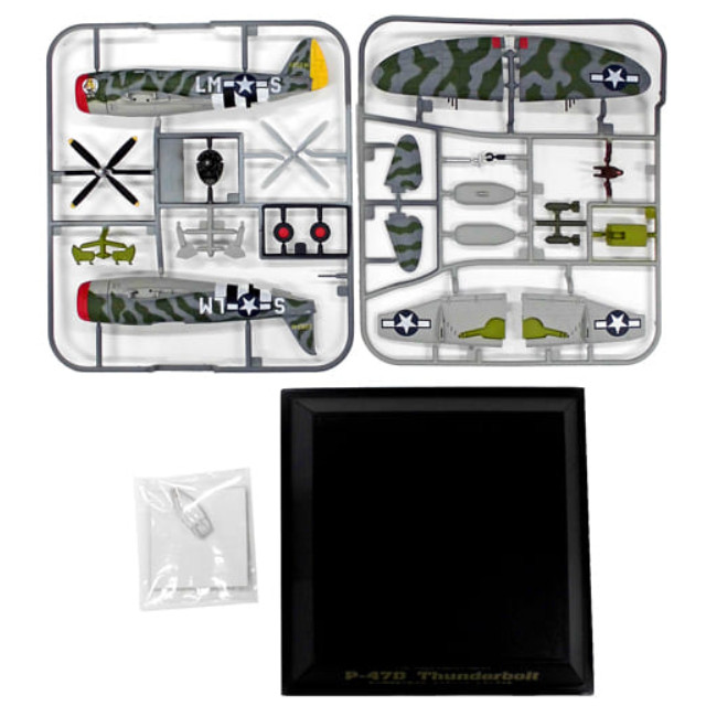 [PTM]【スペシャル】 1/100 P-47D サンダーボルト 第56戦闘航空群司令 デイヴィッド・シリング大佐 「翼コレクション 第9弾 轟きの雷鳴」 童友社 プラモデル