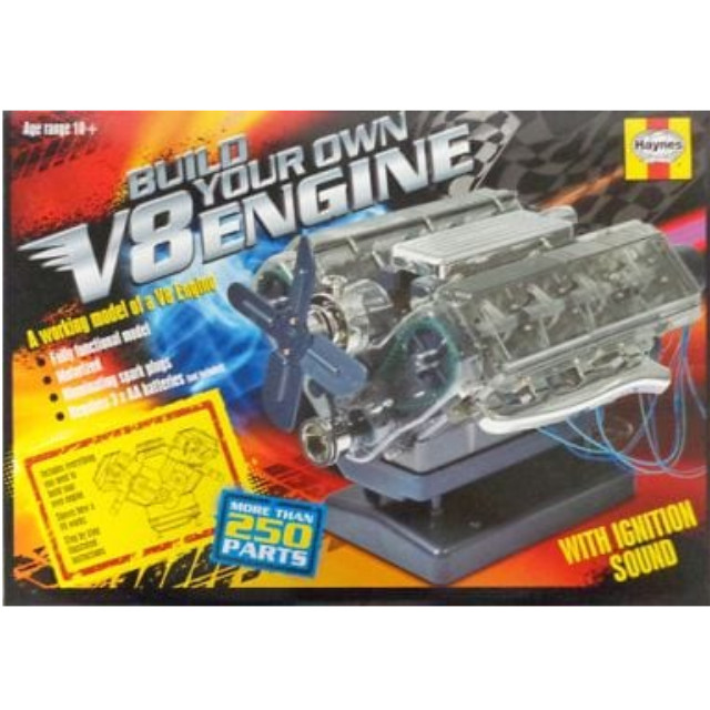 [PTM]1/3 V型8気筒エンジン 透明モーターライズモデル [EITHM10R] Haynes(ヘインズ) プラモデル