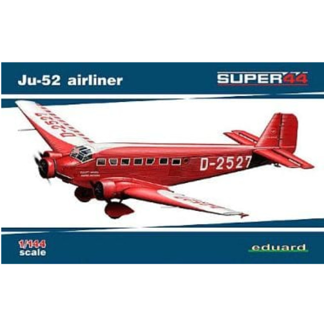 [PTM]1/144 ユンカース Ju-52 エアライナー 「スーパーフォーティーフォーシリーズ」 [4423] Eduard(エデュアルド) プラモデル