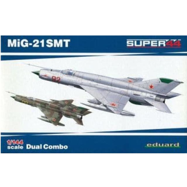 [PTM]1/144 ミグ MiG-21SMT フィッシュベットK(2機セット) 「スーパー44シリーズ」 [4426] Eduard(エデュアルド) プラモデル