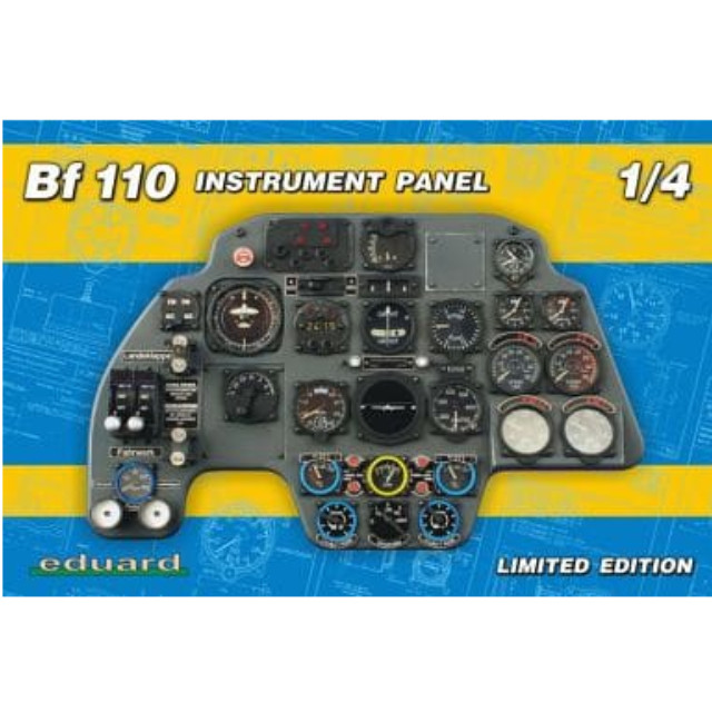 [PTM]1/4 メッサーシュミット Bf-110 計器盤 「リミテッドエディションシリーズ」 [14001] Eduard(エデュアルド) プラモデル