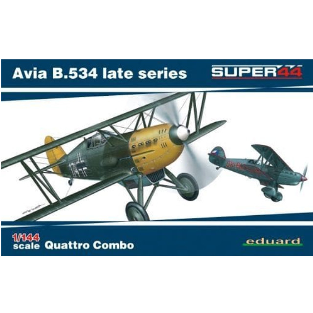 [PTM]1/144 アビア B.534 後期型4機セット 「スーパー44シリーズ」 [EDU4452] Eduard(エデュアルド) プラモデル