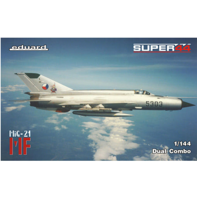 [PTM]1/144 MIG-21MF チェコ空軍 デュアルコンボ(2機セット) [EDU4434] Eduard(エデュアルド) プラモデル