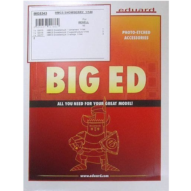[PTM]1/144 英コルベット スノーベリー パーツセット レベル用 「BIG EDシリーズ」 エッチングパーツ [EDUBIG5343] Eduard(エデュアルド) プラモデル