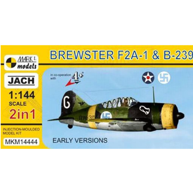 [PTM]1/144 ブルースター F2A-1バッファロー/ B-239 前期型(2機入) [MKM14444] Mark I(マーク1) プラモデル