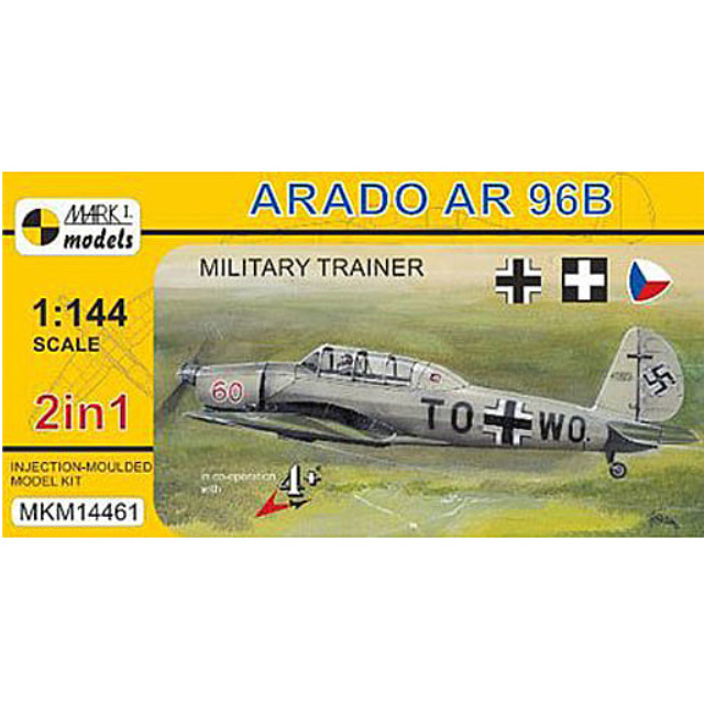 [PTM]1/144 アラド Ar 96B 軍用練習機 2キット入り [MKM14461] Mark I(マーク1) プラモデル