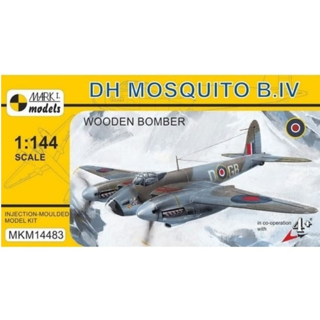 [PTM]1/144 D.H.モスキート B.IV 木製爆撃機 [MKM14483] Mark I(マーク1) プラモデル
