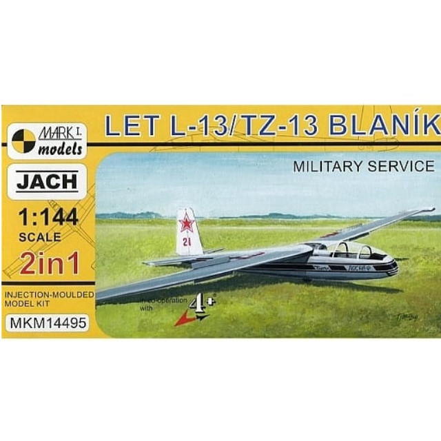 [PTM]1/144 L-13 ブラニック グライダー 軍用機 2キット入 [MKM14495] Mark I(マーク1) プラモデル