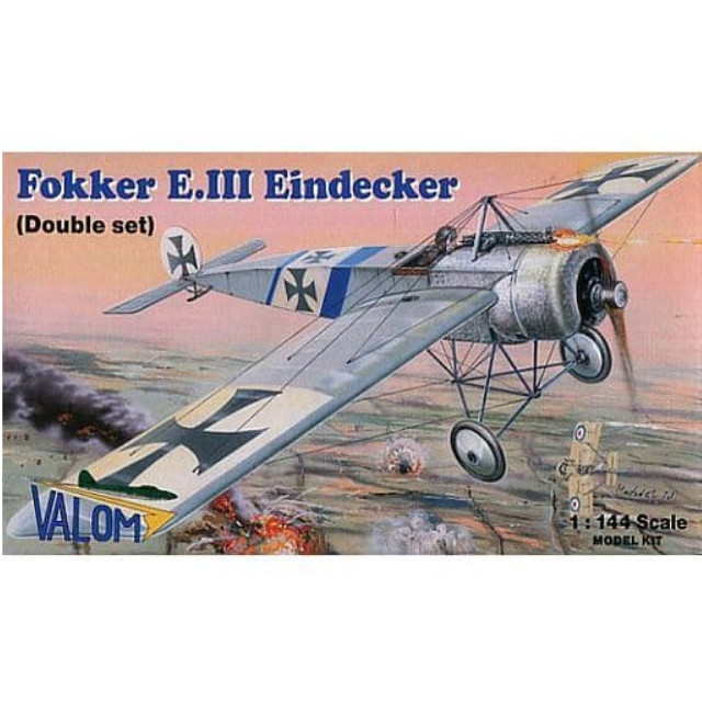 [PTM]1/144 フォッカー E.III アインデッカー(2機セット) [VAL14414] VALOM(ヴァロム) プラモデル