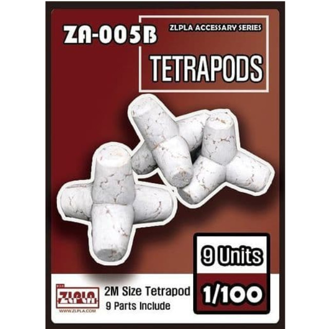 [PTM]1/100 現用 テトラポッドセット 9個入り [ZA-005B] ZLPLA(ジルプラ) プラモデル