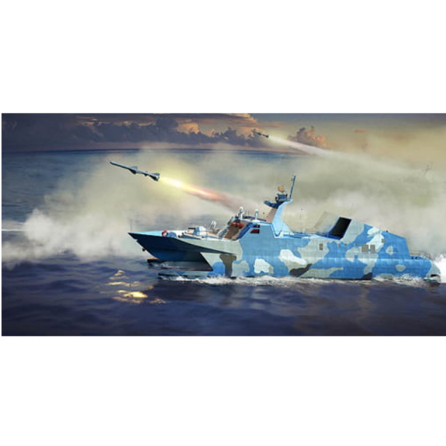 [PTM]1/144 中国人民解放軍海軍 022型ミサイル艇 [00108] トランペッター(TRUMPETER) プラモデル