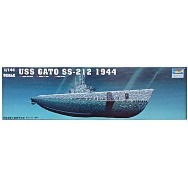 [PTM]1/144 米海軍 ガトー級潜水艦 SS-212/1944 「バトルシップシリーズ」 [05906] トランペッター(TRUMPETER) プラモデル