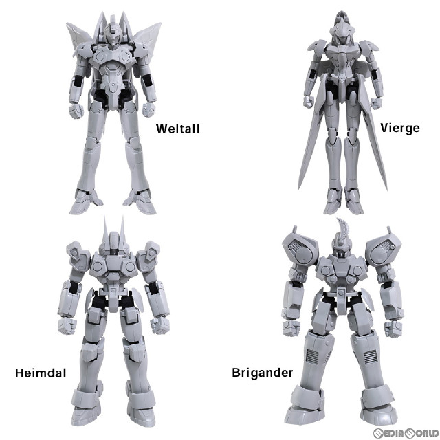 [PTM]ゼノギアス ストラクチャーアーツ 1/144 スケール プラスティック モデルキット シリーズ Vol.1 全4種BOX Xenogears プラモデル スクウェア・エニックス