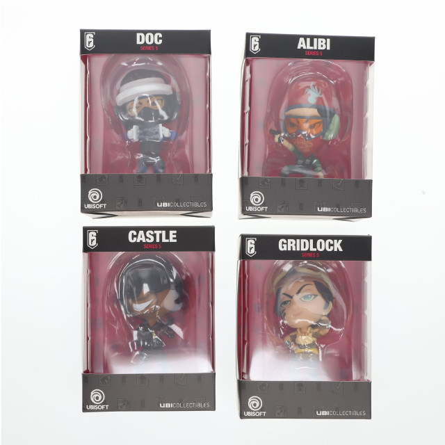 [FIG]シックスコレクション チビフィギュアシリーズ5 4体セット レインボーシックス シージ 完成品 Ubisoft(ユービーアイソフト)