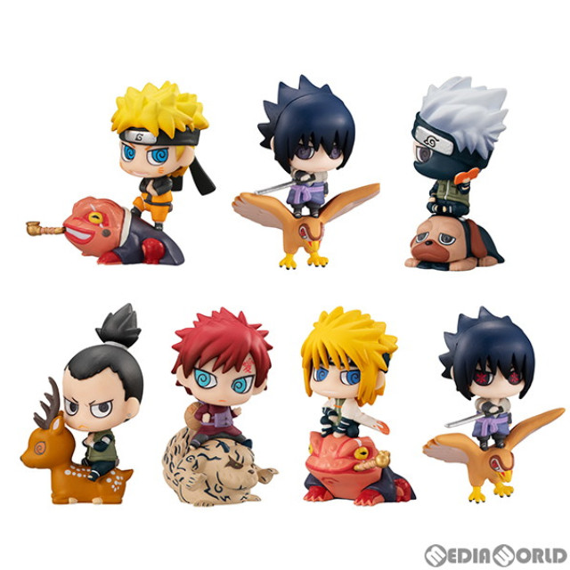 [FIG](BOX)ぷちきゃらランド NARUTO-ナルト- 疾風伝 新色!口寄せの術だってばよ! フィギュア(8個) メガハウス