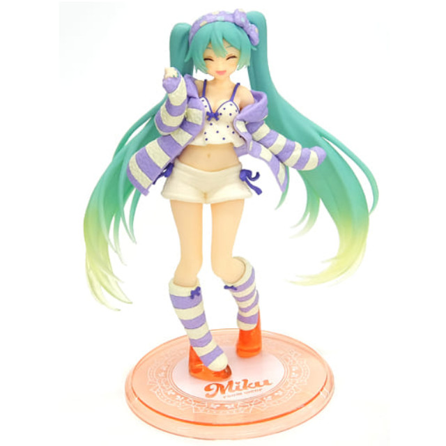 [FIG]初音ミク(笑顔/パープル) 「キャラクター・ボーカル・シリーズ01 初音ミク」  Costumes ルームウェア ver. タイトーオンラインクレーン限定 プライズ フィギュア タイトー