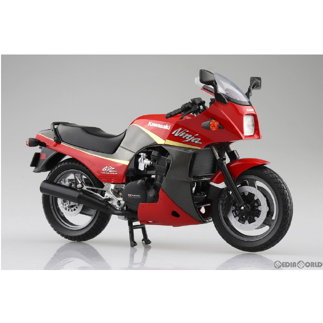[MDL]1/12 完成品バイク KAWASAKI GPZ900R 赤/灰 ミニカー スカイネット(アオシマ)