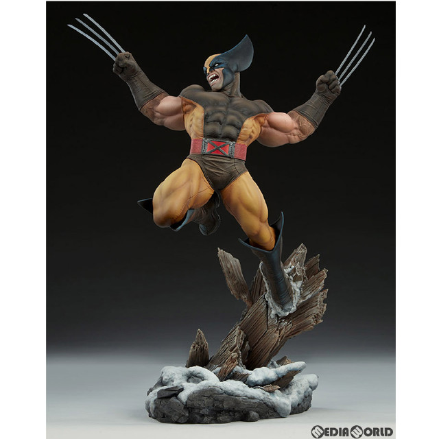[FIG] ウルヴァリン(ブラウン・コスチューム版/バージョン2) X-MEN(エックスメン) マーベル・コミック プレミアム・フォーマット・フィギュア サイドショウ