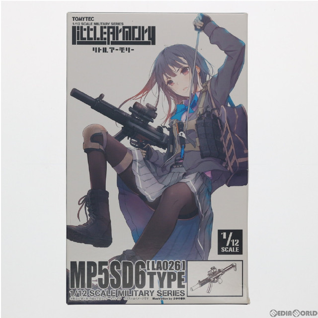 [PTM]LittleArmory(リトルアーモリー) LA026 1/12 MP5SD6タイプ プラモデル(268239) TOMYTEC(トミーテック)