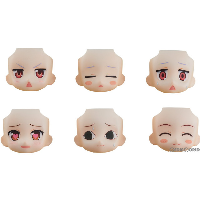 [FIG](BOX)ねんどろいどもあ とりかえっこフェイス のんのんびより のんすとっぷ フィギュア用アクセサリ(6個) グッドスマイルカンパニー