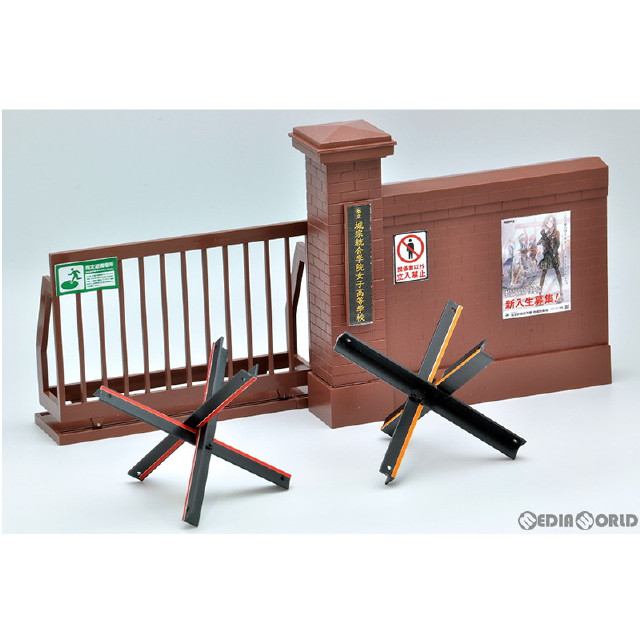 [PTM]LittleArmory(リトルアーモリー) LD034 1/12 指定防衛校の校門(レンガタイプ) プラモデル TOMYTEC(トミーテック)