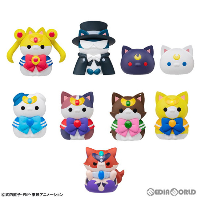[FIG](BOX)MEGA CAT PROJECT セーニャームーン 月にかわっておしおきニャ! 美少女戦士セーラームーン フィギュア(8個) メガハウス