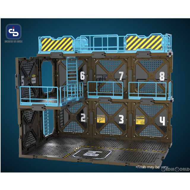 [PTM]1/24 ジオラマビルディングセット SIB04 要塞B プラモデル FRESH RETRO(フレッシュレトロ)