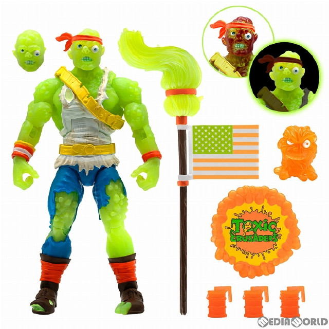 [FIG]悪魔の毒々モンスター 毒々あにめいしょん トキシー(メルヴィン) レディオアクティブレッドレイジ アルティメイト 7インチ アクションフィギュア スーパー7