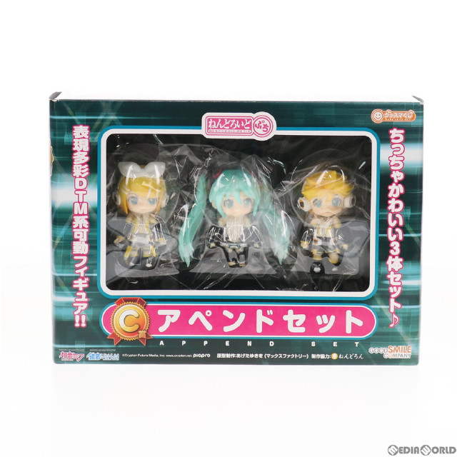 [FIG]C賞 ねんどろいどぷち ミク・リン・レン アペンドセット グッスマくじ 初音ミク 2012 Winter Ver. フィギュア プライズ グッドスマイルカンパニー