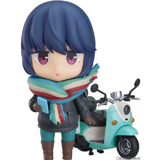 [FIG]GOODSMILE ONLINE SHOP限定特典付属 ねんどろいど 1451 志摩リン(しまりん) ツーリングVer. ゆるキャン△ 完成品 可動フィギュア マックスファクトリー