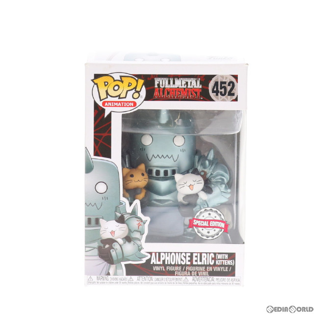 [FIG]HOT TOPIC限定 POP! ANIMATION 452 アルフォンス・エルリック 鋼の錬金術師 FULLMETAL ALCHEMIST 完成品 フィギュア FUNKO(ファンコ)