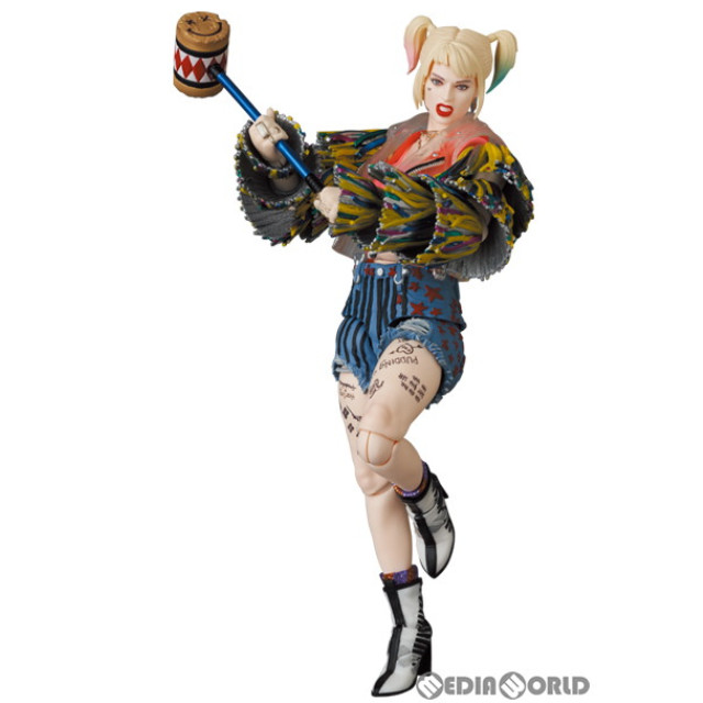 [FIG]マフェックス No.159 MAFEX HARLEY QUINN(Caution Tape Jacket Ver.) ハーレイ・クインの華麗なる覚醒 BIRDS OF PREY 完成品 可動フィギュア メディコム・トイ