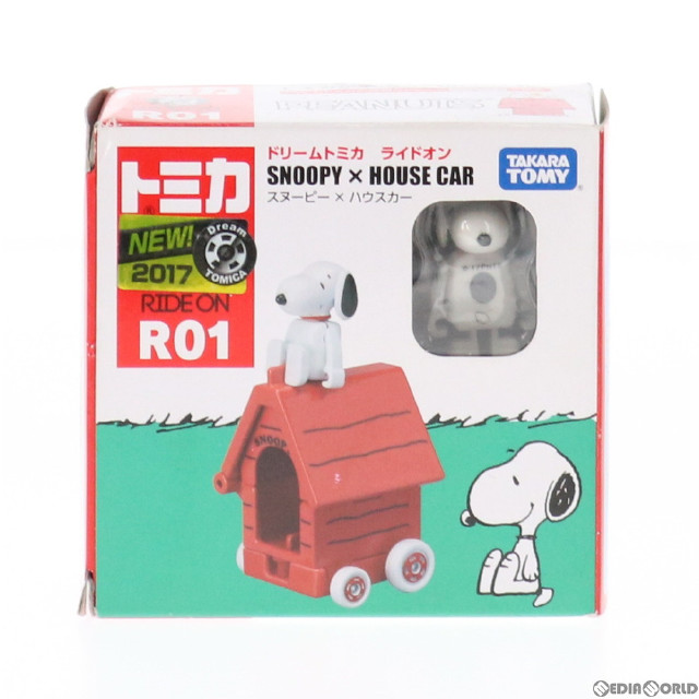 [MDL]ドリームトミカ ライドオン R01 スヌーピー×ハウスカー PEANUTS(ピーナッツ) 完成品 ミニカー タカラトミー