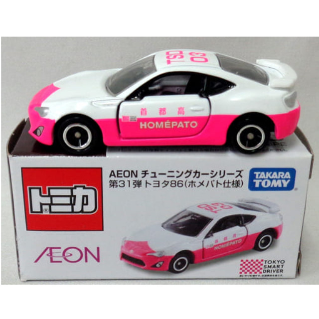 [MDL]イオン限定 トミカ AEON チューニングカーシリーズ 第31弾 トヨタ 86 ホメパト仕様 #TSC03(ホワイト×ピンク) 1/60 完成品 ミニカー タカラトミー