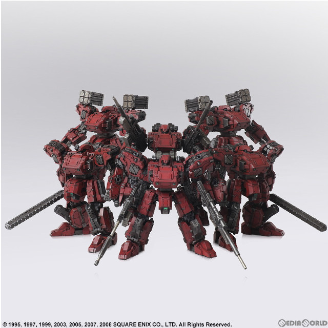 [PTM]フロントミッション ストラクチャーアーツ 1/72 スケール プラスティック モデルキット シリーズ Vol.2 フロスト 地獄の壁ver. 6機セット FRONT MISSION プラモデル スクウェア・エニックス