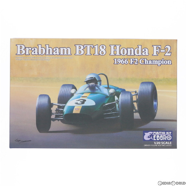 [PTM]1/20 Brabham Honda(ブラバム ホンダ) BT18 F2 1966 Champion プラモデル(20020) エブロ(EBBRO)