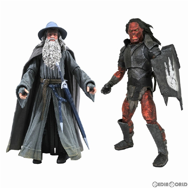 [FIG]LOTR セレクト ガンダルフ&ウルクハイオーク 2種セット ロードオブザリング シリーズ4 アクションフィギュア ダイアモンドセレクト