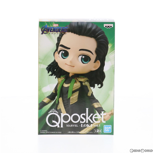 [FIG]ロキ(素顔) Q posket MARVEL(マーベル) -LOKI-vol.2 フィギュア プライズ(2539610) バンプレスト