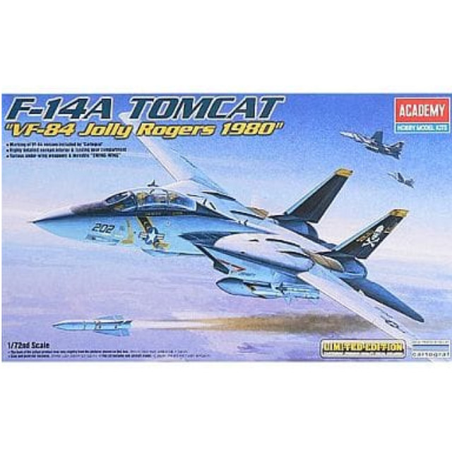 [PTM]1/72 F-14A TOMCAT(トムキャット) VF-84 Jolly Rogers(ジョリーロジャース) 1980 プラモデル(12426) ACADEMY(アカデミー)