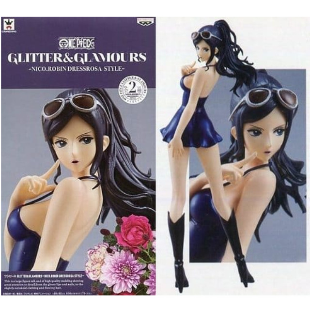 [FIG]ニコ・ロビン(帽子無し) ワンピース GLITTER&GLAMOURS -NICO.ROBIN DRESSROSA STYLE- ONE PIECE フィギュア プライズ(37210) バンプレスト