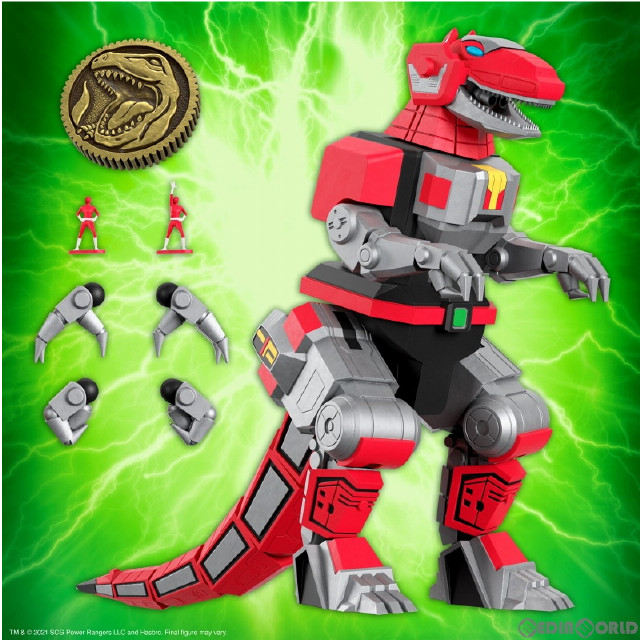 [FIG]ティラノサウルス ダイナゾード マイティ・モーフィン・パワーレンジャー アルティメイト 8インチ アクションフィギュア スーパー7