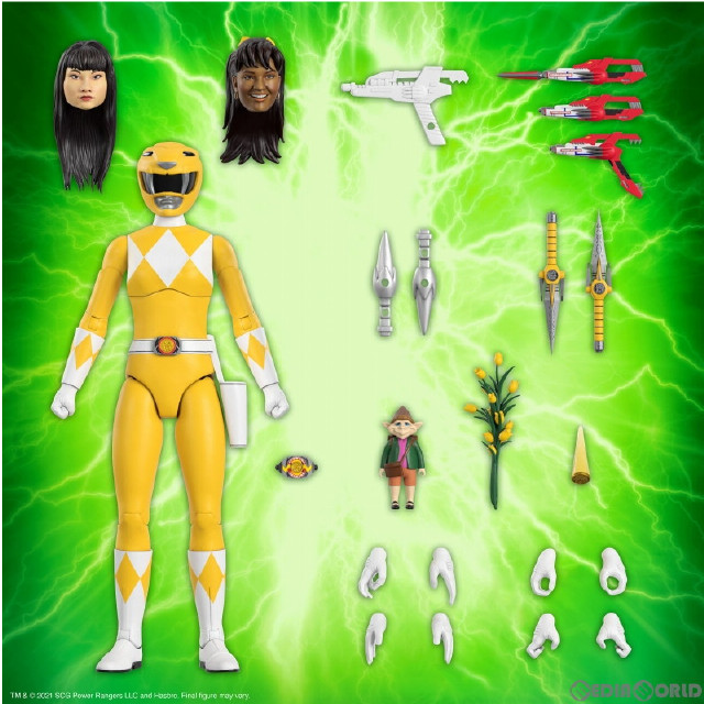 [FIG]イエローレンジャー マイティ・モーフィン・パワーレンジャー アルティメイト 8インチ アクションフィギュア スーパー7