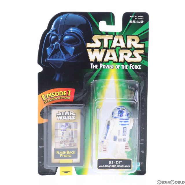 [FIG]スター・ウォーズ ベーシックフィギュア R2-D2 with ラウンチ ライトセーバー スターウォーズ パワー・オブ・ザ・フォース STAR WARS 完成品 可動フィギュア(84043) Kenner(ケナー)