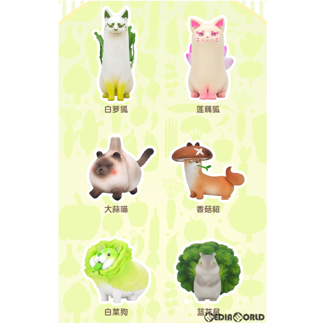 [FIG] (BOX)BOX購入特典付属 おやさい妖精シリーズ 第1弾 トレーディングフィギュア(6個) DODOWO