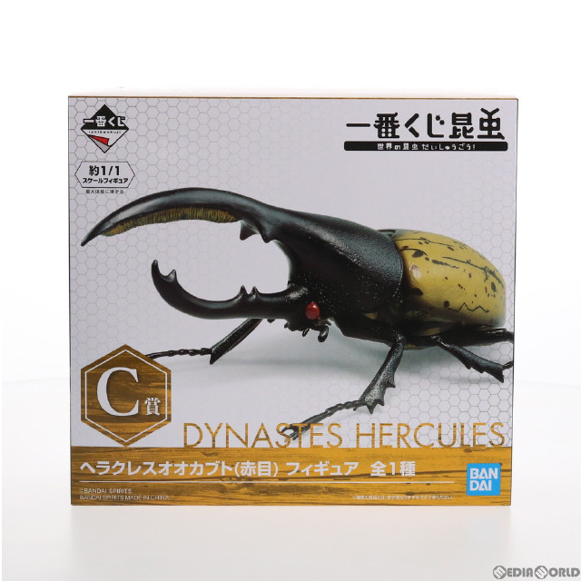 [FIG]C賞 ヘラクレスオオカブト(赤目) 一番くじ昆虫 世界の昆虫だいしゅうごう!! フィギュア プライズ(828) バンダイスピリッツ