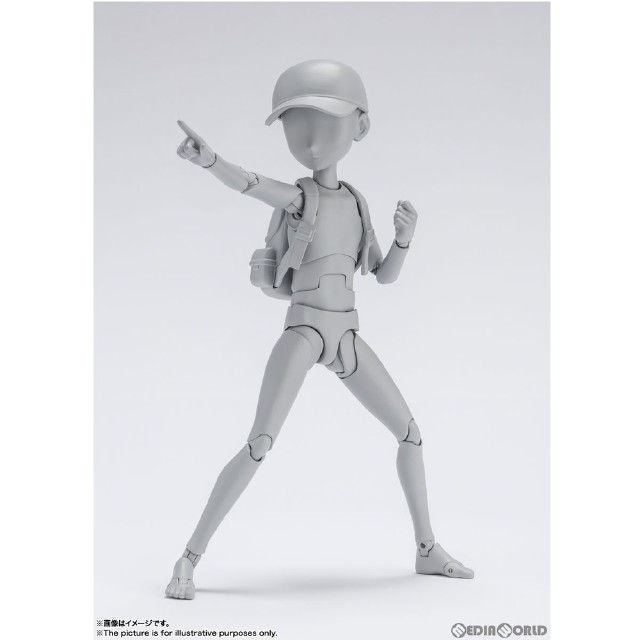 [FIG]S.H.Figuarts(フィギュアーツ) ボディくん -杉森建- Edition DX SET(Gray Color Ver.) 完成品 可動フィギュア バンダイスピリッツ