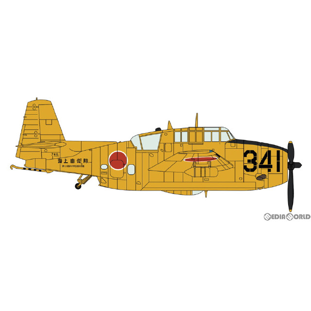 [PTM]1/72 TBM-3S2 アベンジャー海上自衛隊 第3術科学校 プラモデル(02386) ハセガワ