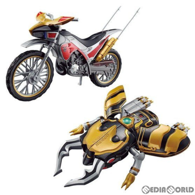 [FIG](食玩)プレミアムバンダイ限定 SO-DO CHRONICLE 仮面ライダークウガトライチェイサー2000&装甲機ゴウラムセット フィギュア バンダイ