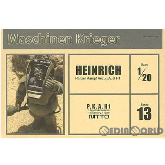 [PTM]1/20 シリーズ13 HEINRICH -ハインリッヒ- Ma.K. マシーネンクリーガー プラモデル(24118) 日東科学(NITTO)