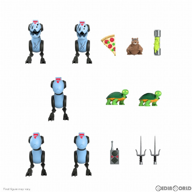 [FIG]マウサー ティーンエイジ・ミュータント・ニンジャ・タートルズ TMNT wave 6 アルティメイト 3インチ アクションフィギュア 5PK スーパー7